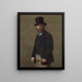 Édouard Manet - Henri Fantin-Latour — inramlat konstverk på väggen