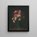 Œillets - Henri Fantin-Latour — inramlat konstverk på väggen