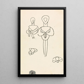 Henri GaudierBrzeska - Four Studies for Two Figural Designs.webp