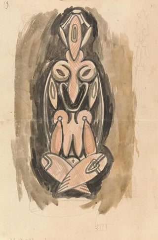 Henri GaudierBrzeska - Study for a Sculptural Column.webp