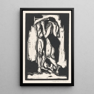 Henri Jonas - Man en vrouw die elkaar bij de schouders vasthouden.webp