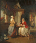 La lettre d'amour - Henri Joseph Gommarus Carpentero — vy av konstverket