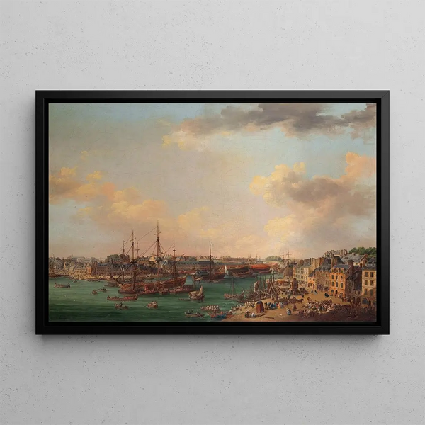 Henri Joseph van Blarenberghe - The Outer Harbor of Brest.webp