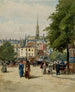 Place Saint-Michel - Henri Laurent Mouren — vy av konstverket