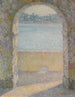 La Porte De La Mer Villefranche-Sur-Mer - Henri Le Sidaner — vy av konstverket