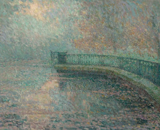 La balustrade de Londres - Henri Le Sidaner — vy av konstverket