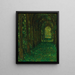L'allée verte - Henri Le Sidaner — inramlat konstverk på väggen