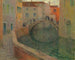 Le petit canal, soir gris, Venise - Henri Le Sidaner — vy av konstverket
