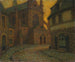 Tréguier kyrka - Henri Le Sidaner — vy av konstverket