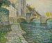 Morgongrå i Moret - Henri Le Sidaner — vy av konstverket