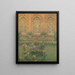Roses de Trianon - Henri Le Sidaner — inramlat konstverk på väggen