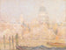 Saint-Paul från floden, morgonsol på vintern - Henri Le Sidaner — vy av konstverket