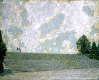 Les Marches du Palais de Versailles - Henri Le Sidaner — vy av konstverket