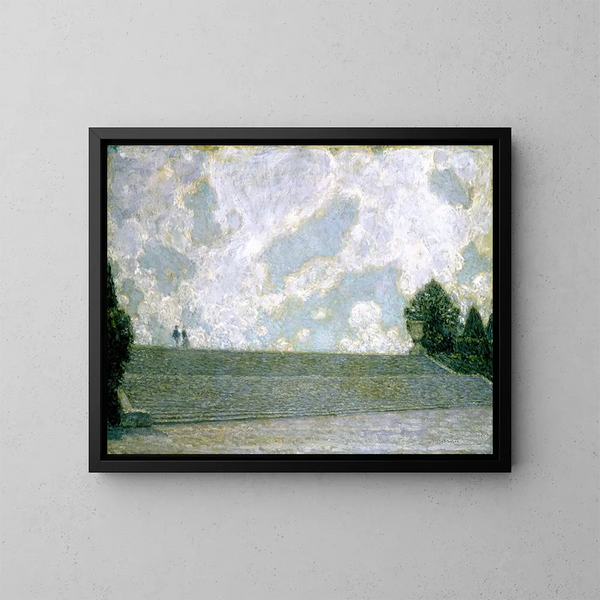 Les Marches du Palais de Versailles - Henri Le Sidaner — inramlat konstverk på väggen