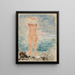Baigneuse - Henri Lebasque — inramlat konstverk på väggen
