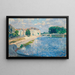 La Marne Lagny - Henri Lebasque — inramlat konstverk på väggen