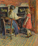 Le lion du piano Marthe et Nono - Henri Lebasque — vy av konstverket