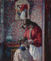 Le coiffure - Henri Lebasque — vy av konstverket
