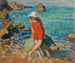 Nono vid havet - Henri Lebasque — vy av konstverket