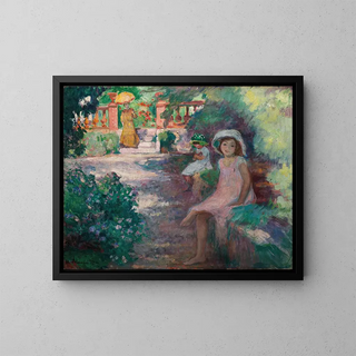 Henri Lebasque - Sous les mimosas les filles de lartiste.webp