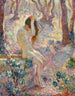 en ung person som sitter vid kanten av en brunn - Henri Lebasque — vy av konstverket