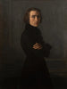 Franz Liszt 1811-1886, kompositör och pianist - Henri Lehmann — vy av konstverket