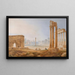 Vue du Forum avec l'arc de Septime Sévère - Henri Lévêque — inramlat konstverk på väggen
