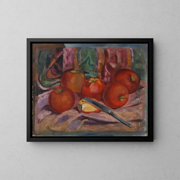 Pommes - Henri Manguin — inramlat konstverk på väggen