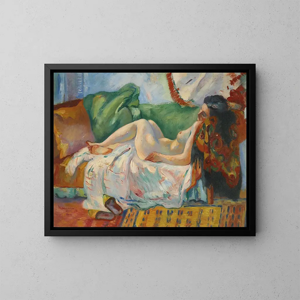 Dormeur - Henri Manguin — inramlat konstverk på väggen