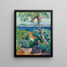 Le Chemin derrière l'Oustalet, Saint-Tropez - Henri Manguin — inramlat konstverk på väggen