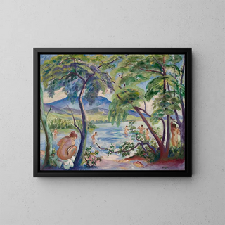 Henri Manguin - Paysage aux baigneuses Colombier.webp