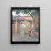 Le Christ et la Samaritaine - Henri Martin — inramlat konstverk på väggen