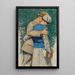 Par Couple promenant studie för Le Jardin du Luxembourg stor dekoration Mairie du 5:e arrondissement Paris - Henri Martin — inramlat konstverk på väggen