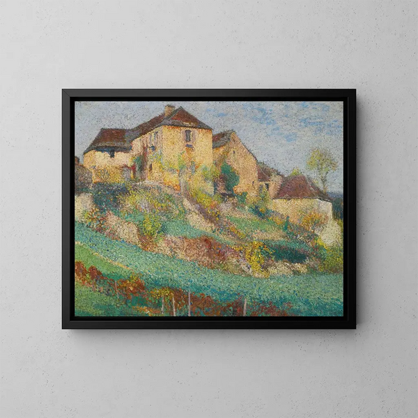 La Grande Maison de la Combe Labastide-du-Vert - Henri Martin — inramlat konstverk på väggen