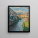 La Vallée du Lot nära Saint-Cirq-Lapopie - Henri Martin — inramlat konstverk på väggen