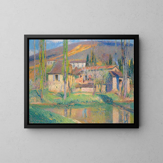 Labastide du Vert - Henri Martin — inramlat konstverk på väggen