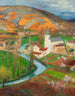 Labastide-du-Vert på våren från Marquayrols trädgård - Henri Martin — vy av konstverket