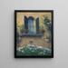 Le balcon de Jaurès - Henri Martin — inramlat konstverk på väggen
