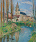 Labastide-du-Verts kyrka - Henri Martin — vy av konstverket