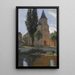 L'Église de Labastide-du-Vert en sommarmorgon - Henri Martin — inramlat konstverk på väggen