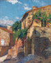 Hus i Collioure - Henri Martin — vy av konstverket