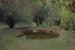 Marquayrol le bassin aux thuyas - Henri Martin — vy av konstverket