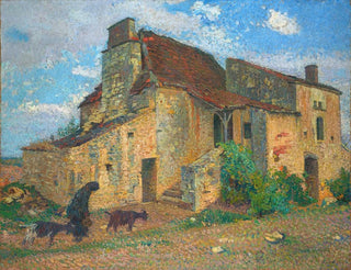 Landskapsbild av landskap - Henri Martin — vy av konstverket