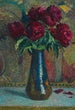 Pivoines rouges dans un vase Dalpayrat - Henri Martin — vy av konstverket