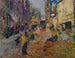 Stadsscen - Henri Martin — vy av konstverket