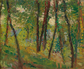 Skogsbryn - Henri Martin — vy av konstverket