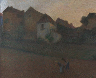 Skymning i dalen - Henri Martin — vy av konstverket