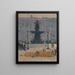 En av fontänerna på Place de la Concorde, Paris - Henri Martin — inramlat konstverk på väggen