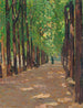 En allé i Versailles slottsträdgård - Henri Martin — vy av konstverket