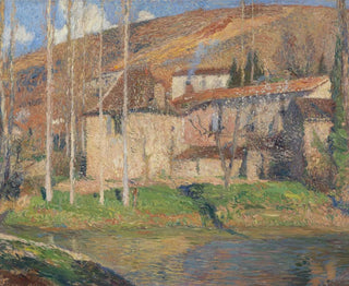 Vue de Labastide-du-Vert, Midi-Pyrénées - Henri Martin — vy av konstverket